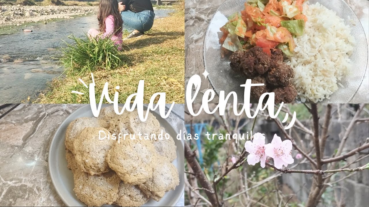 Vida lenta. Disfrutando días tranquilos. Galletitas de garbanzos | Cocinando ASMR