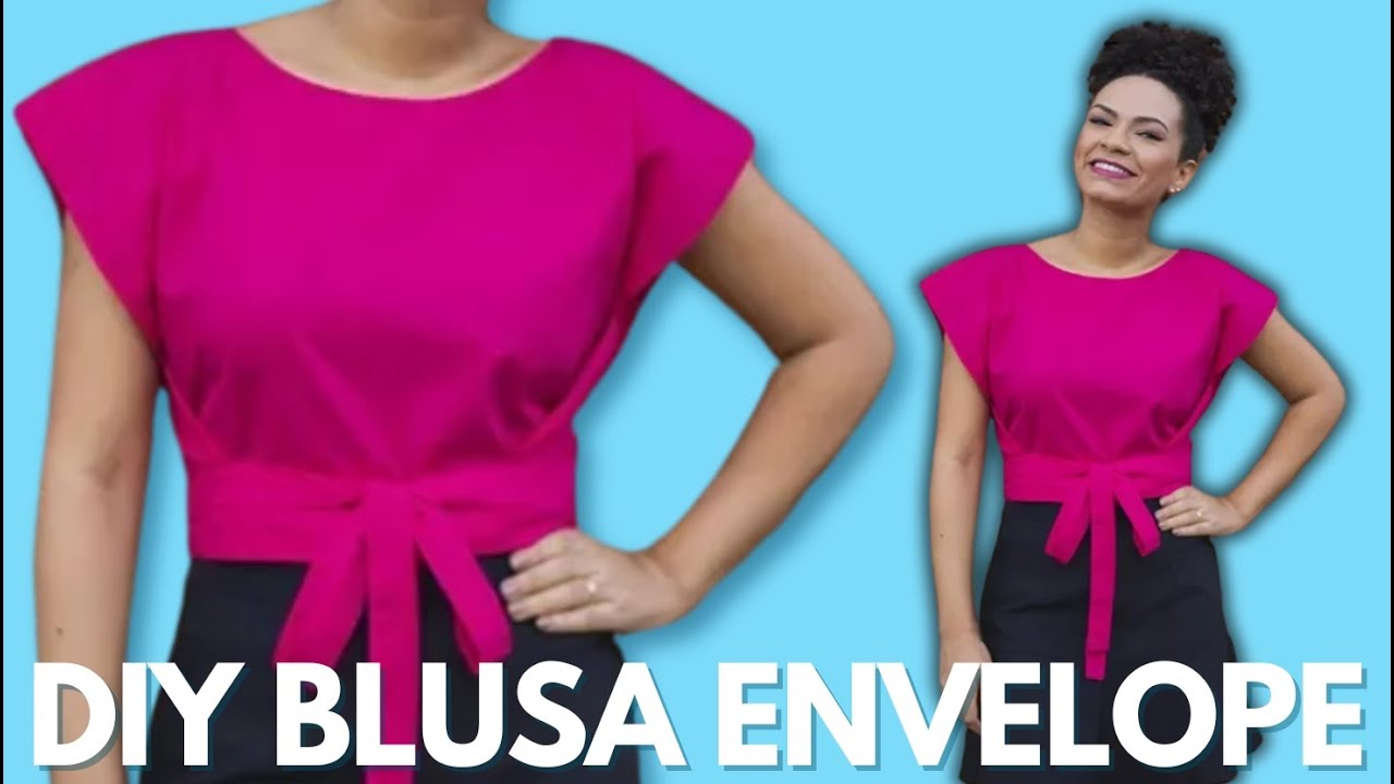 Blusa Envelope DIY: Aprenda a Costurar Passo a Passo! | FÁCIL | DIY | NEA SANTTANA