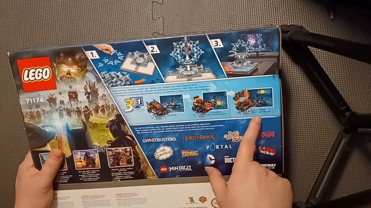 WII U LEGO DIMENSIONS UNBOXING