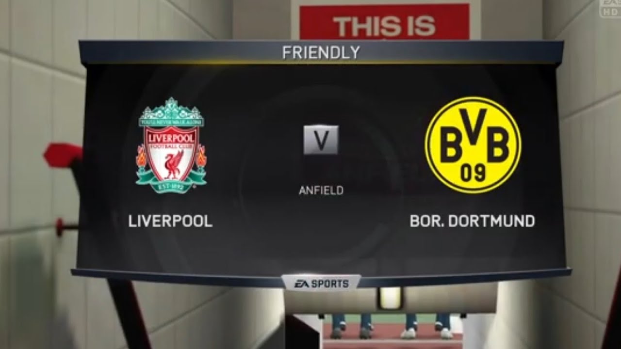 Liverpool vs Borussia Dortmund | FIFA 15 PS4 Gameplay
