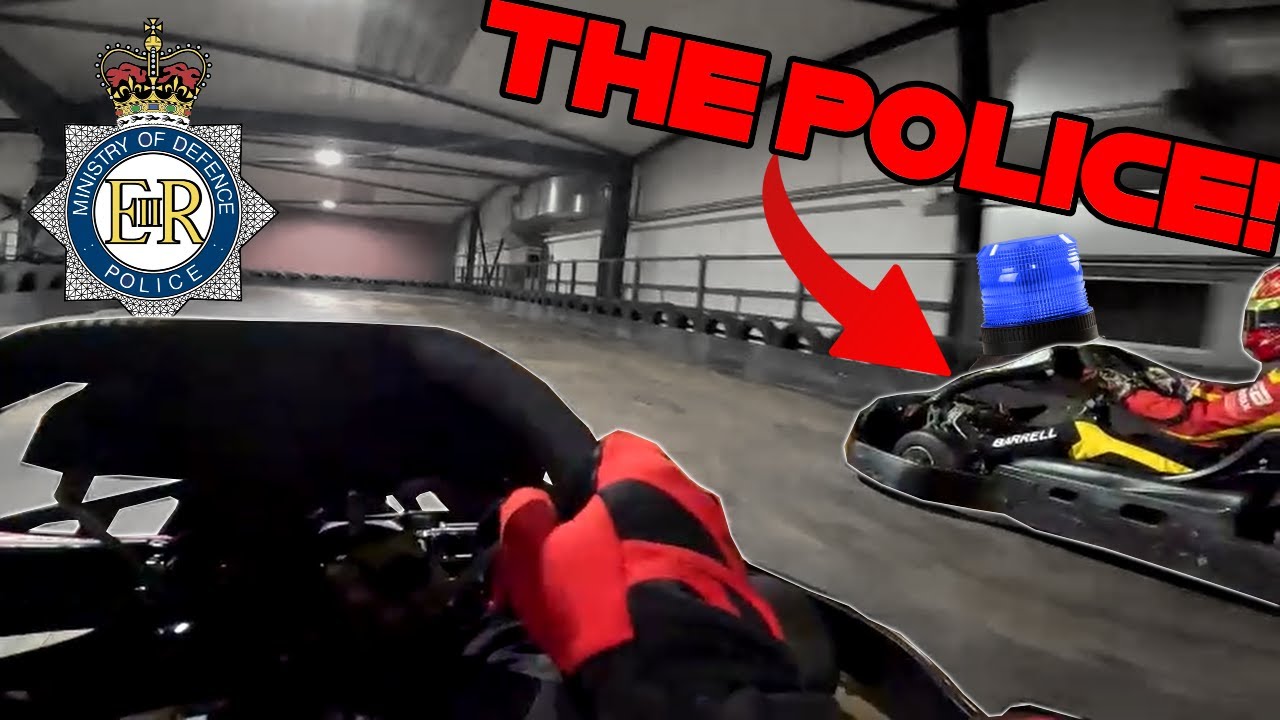 I OUTRAN THE POLICE! - TeamSport Sheffield Elite Members Hot Pursuit Go Karting