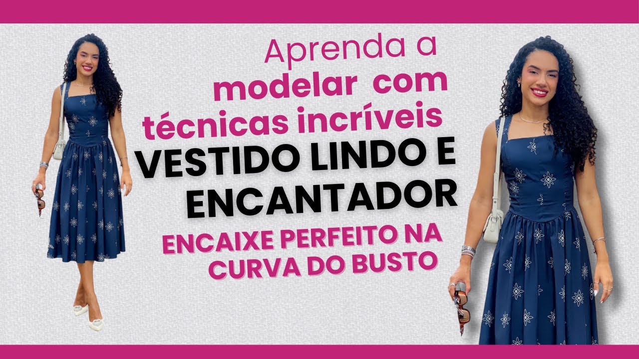 Modelagem Perfeita: Vestido com Decote Quadrado, Sem Mangas, Saia Rodada e Franzida na Cintura