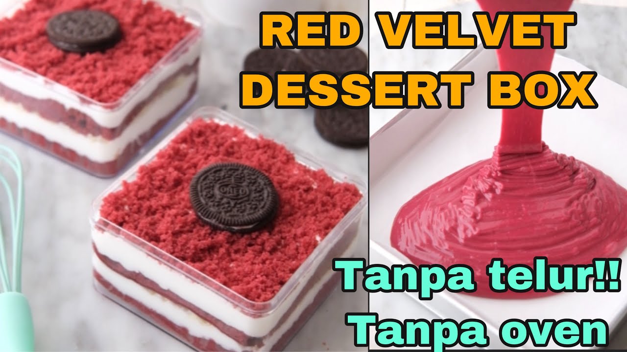 RED VELVET DESSERT BOX ALA BITTER SWEET NAJLA versi ANAK KOS