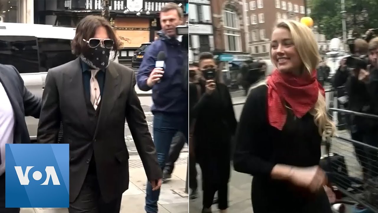 Johnny Depp, Amber Heard Arrive for UK Libel Trial