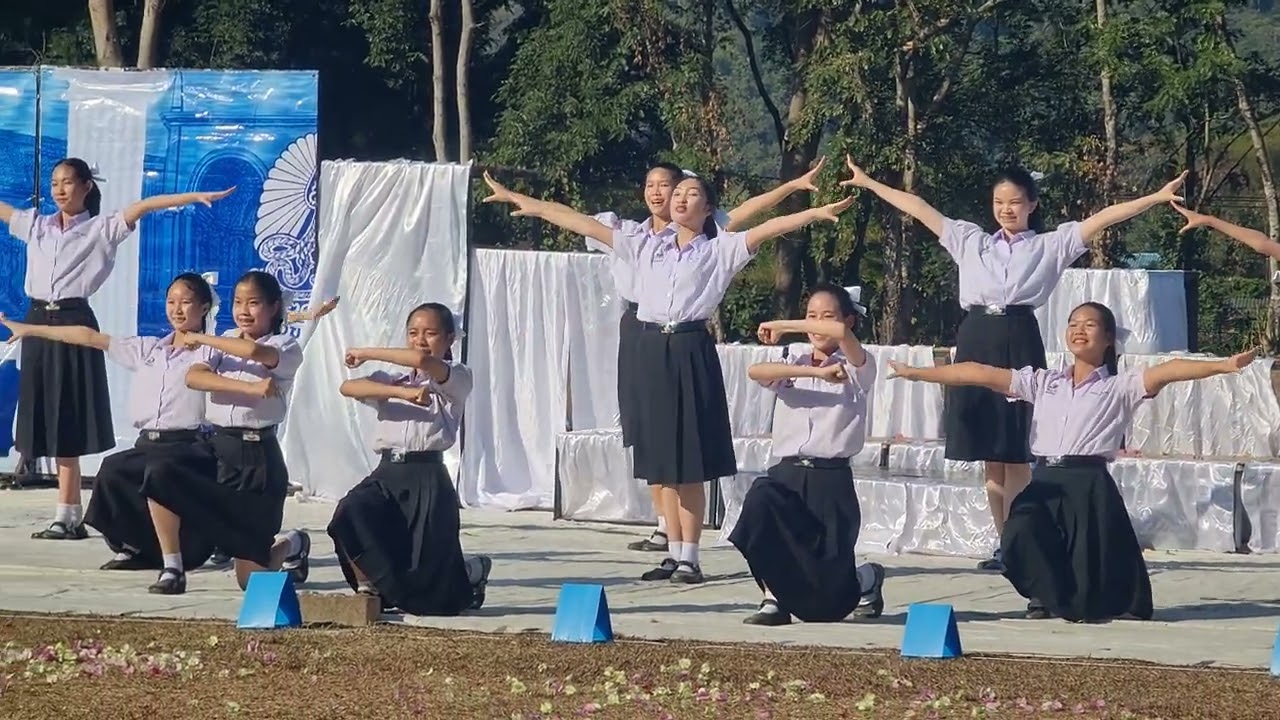 รองชนะเลิศเชียร์ลีดเดอร์โรงเรียนสามัคคีวิทยาคม การแข่งขันกีฬาโซนริมกกเกมส์ ประจำปี 2565