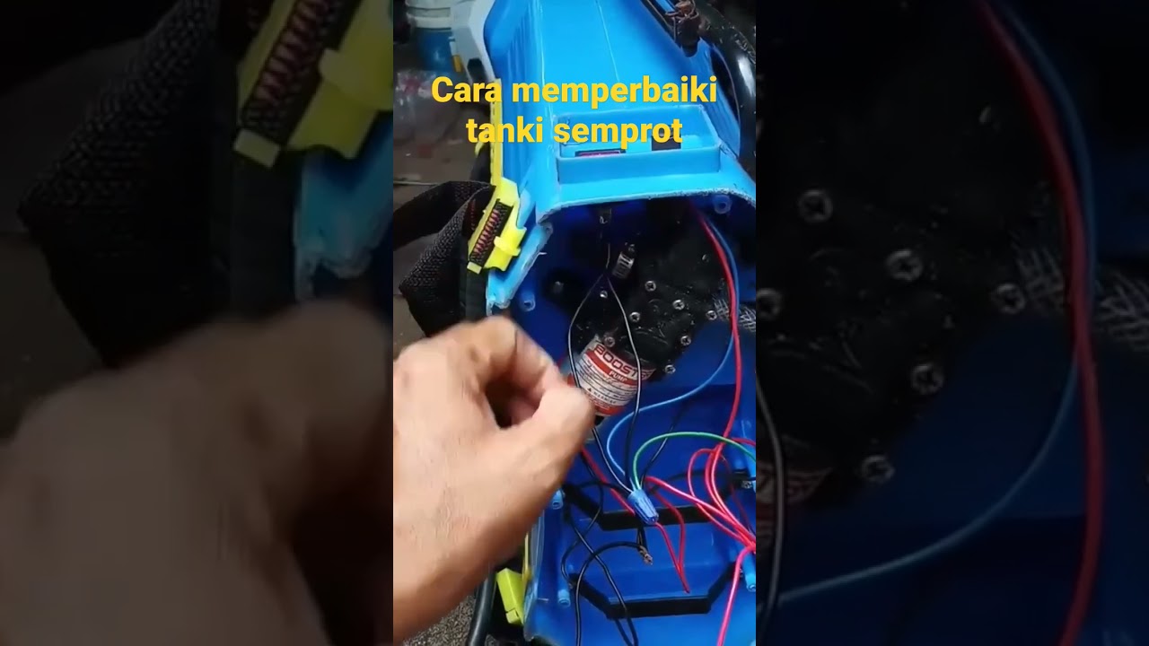 how to repair a spray tank #shorts