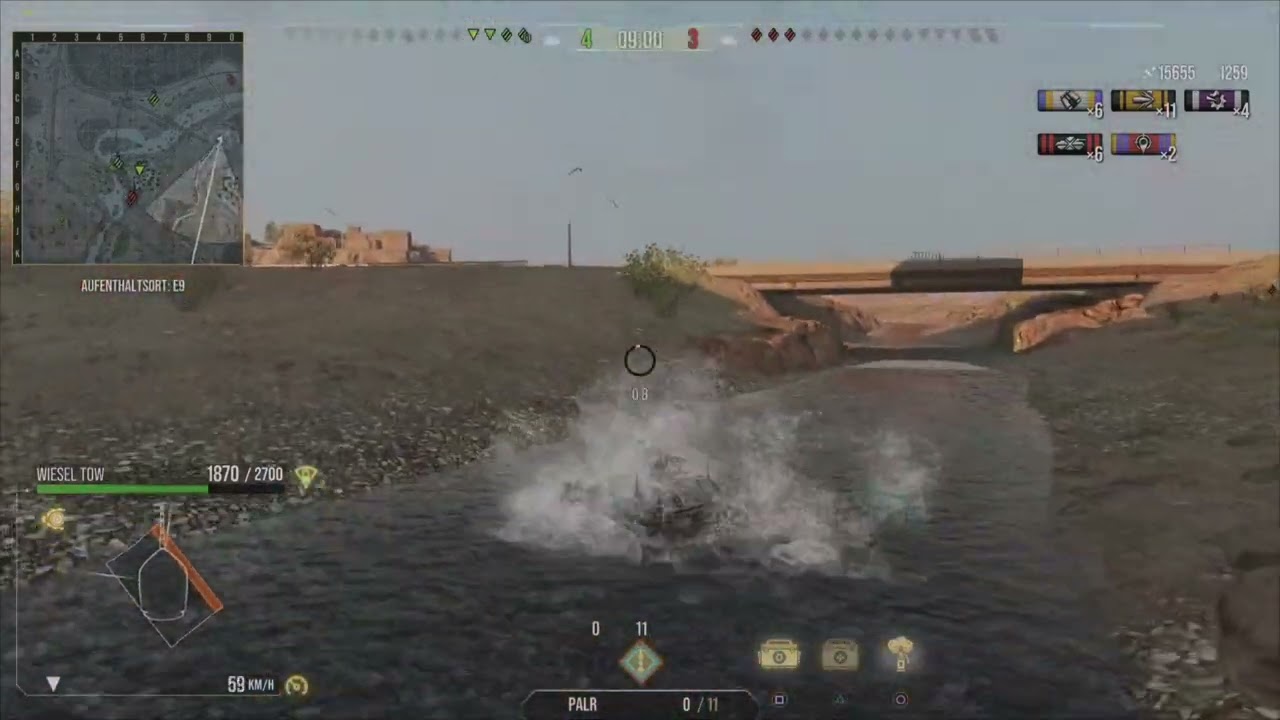 WoT Console Wiesel 1A1 TOW 22.3k Damage!!!