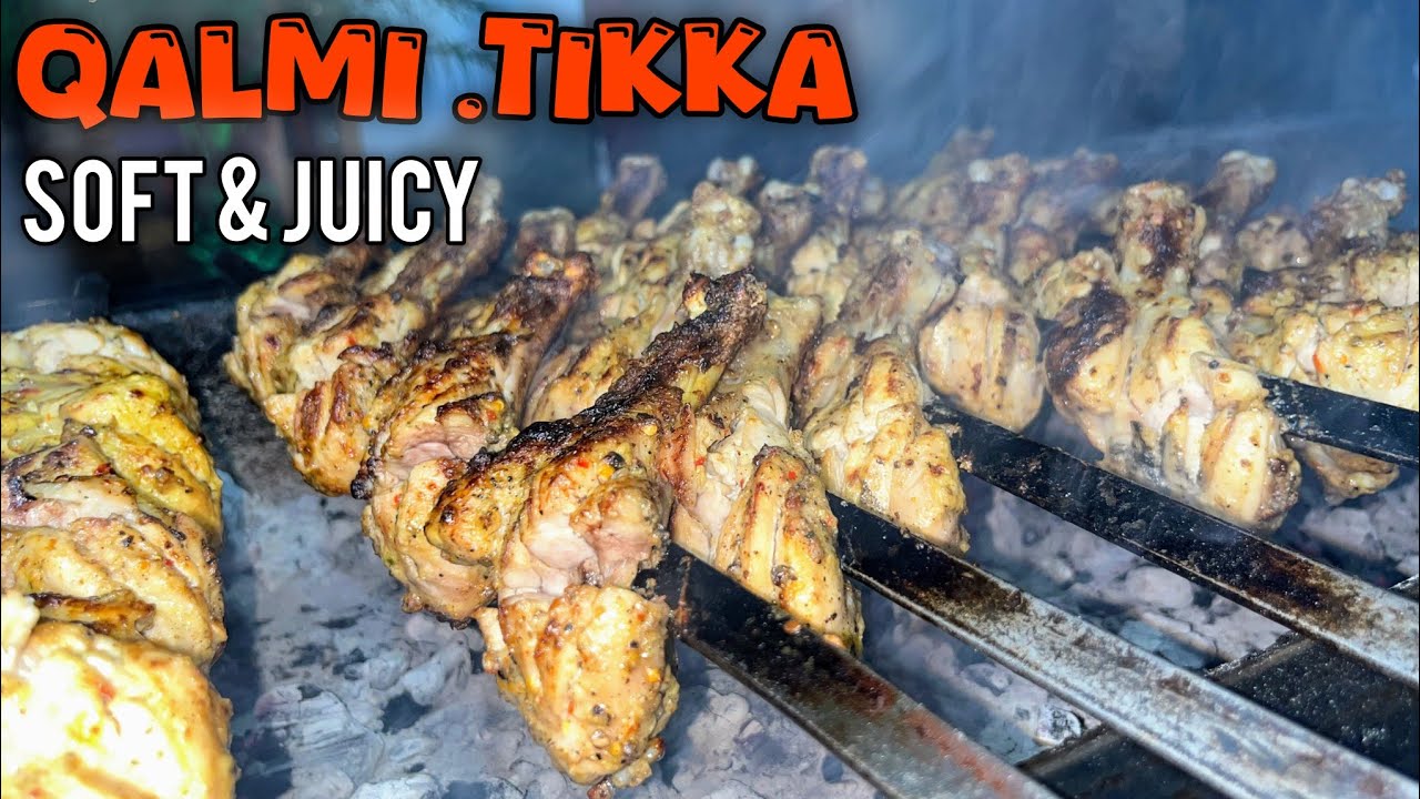 Authentic Qalmi Tikka Recipe | Juicy & Smoky Chicken BBQ | Restaurant Style Chicken Qalmi  Tikka 