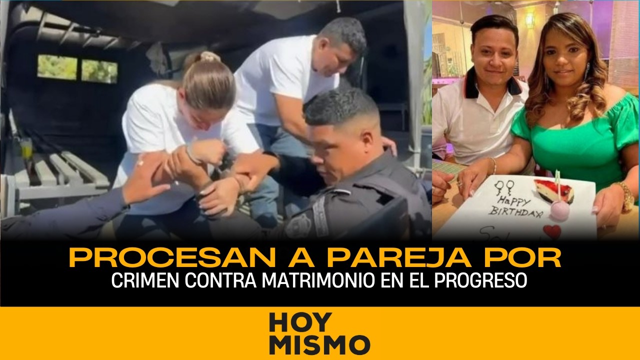 Dictan auto de formal procesamiento a pareja implicada en crimen contra matrimonio en El Progreso