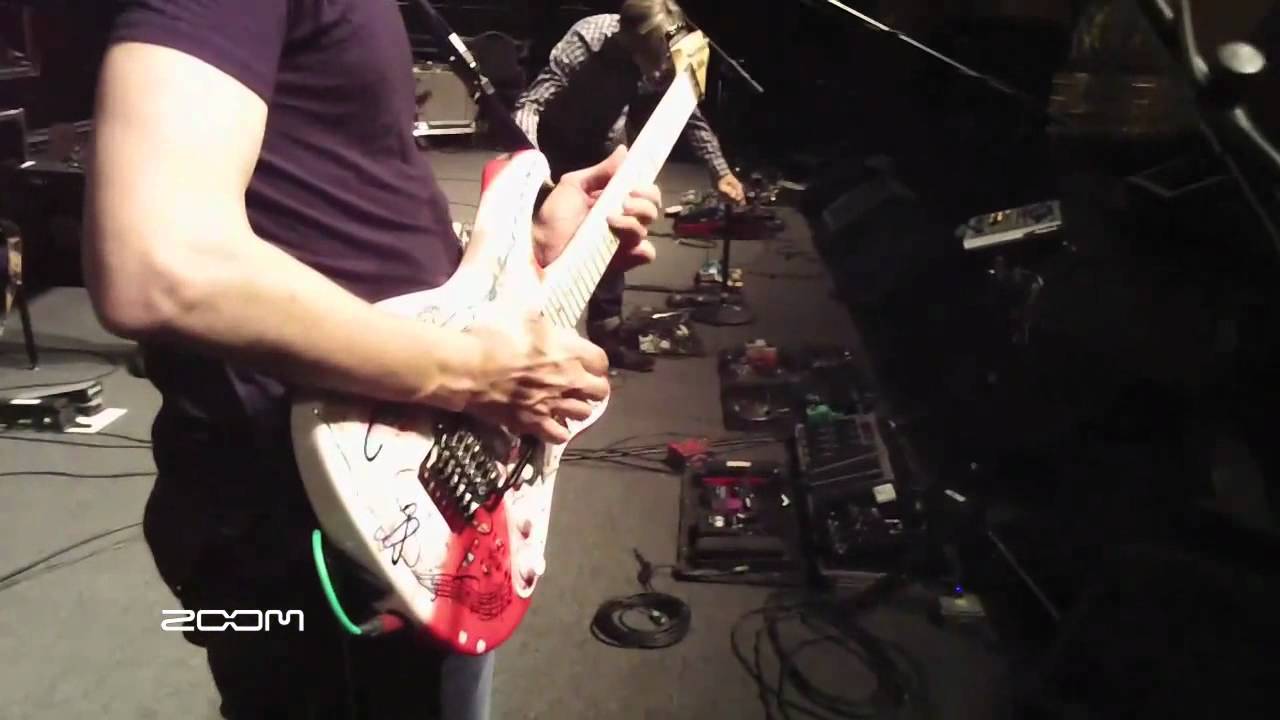 Steve Vai with the Zoom Q3HD
