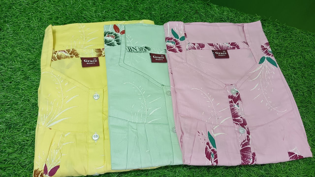 February 20, 2026/Grace cotton nighty collection /Size L& XL size 