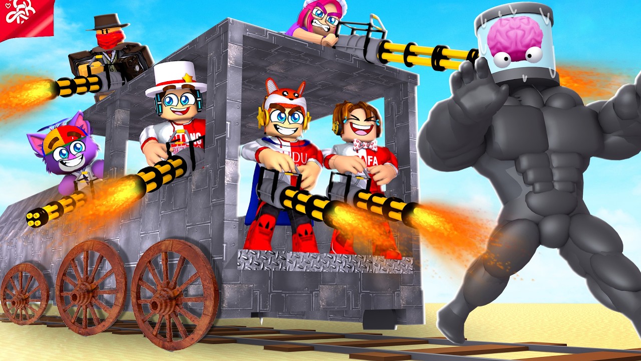 FIZ TIME PERFEITO COM O NOVO TREM BLINDADO DO DEAD RAILS!