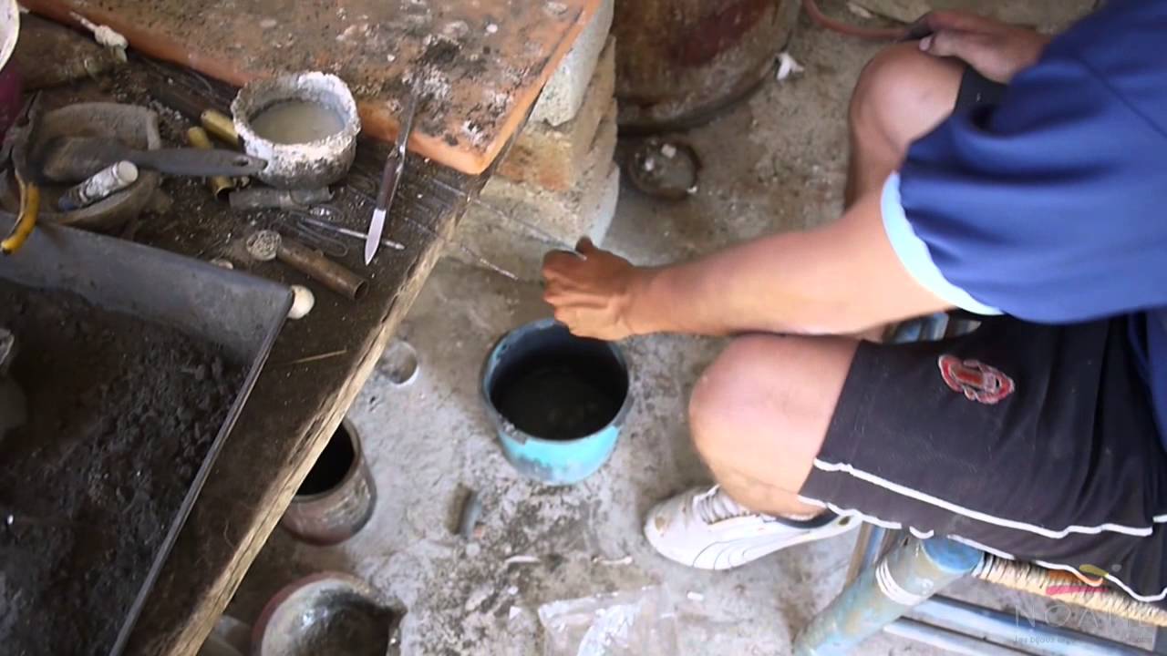 Reportage fabrication bague argent 925/°°°