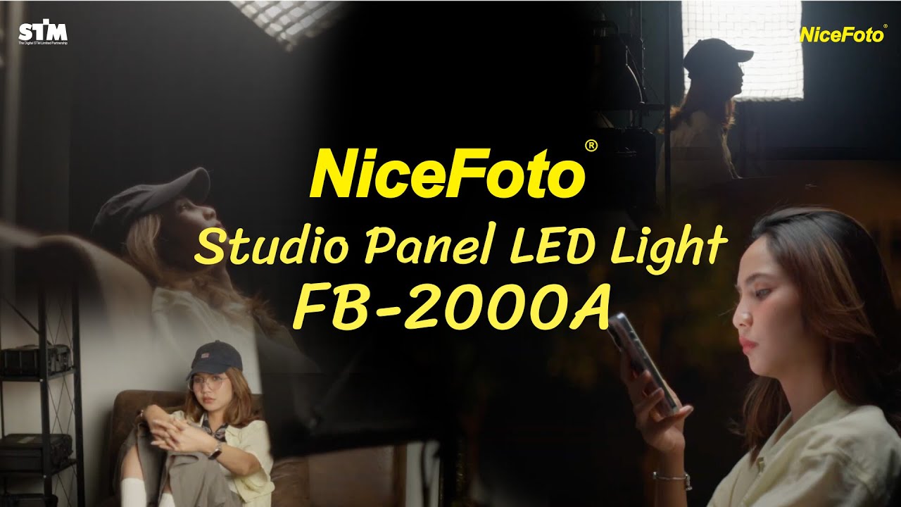 NiceFoto FB-2000A : ไฟ LED Panel ควบคุมง่าย ให้แสงสวยปังทุกช็อต