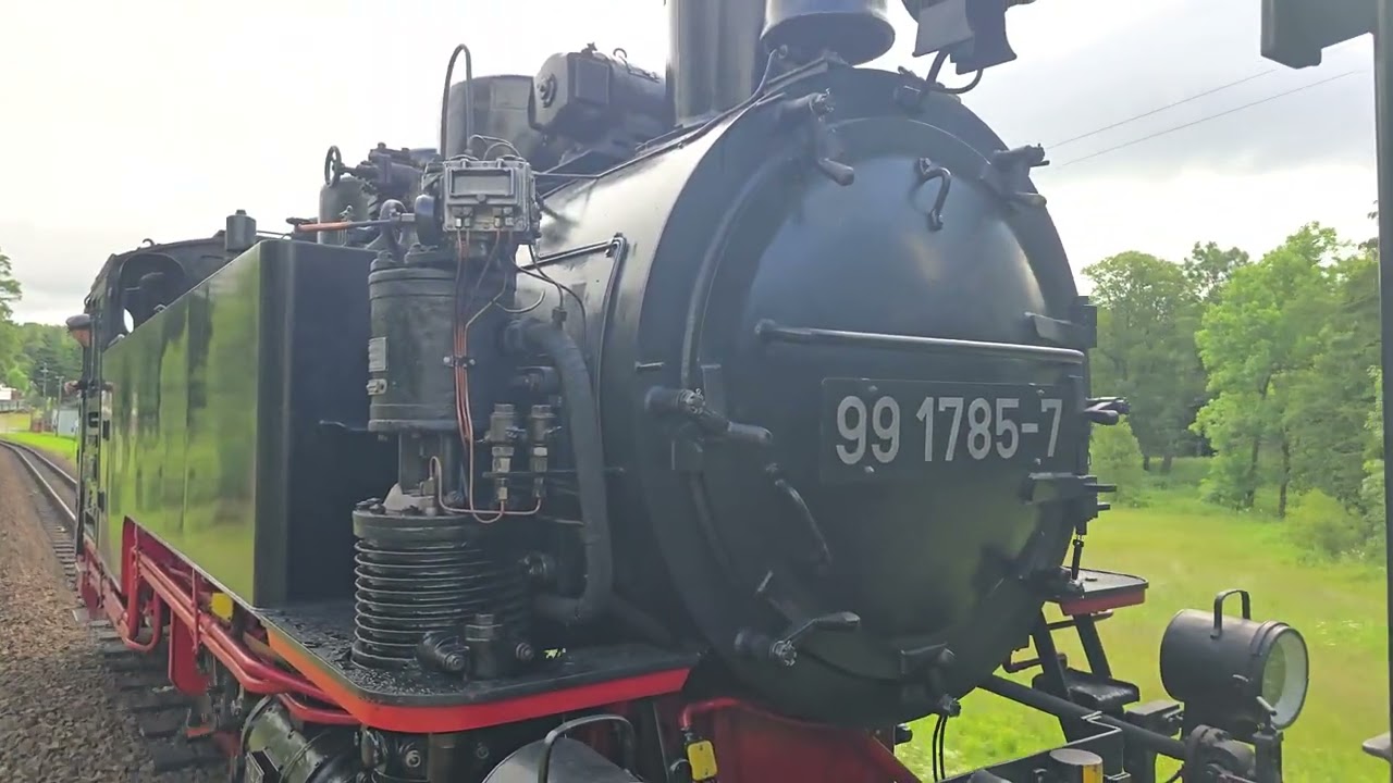 Fichtelbergbahn - Mitfahrt Kurort Oberwiesenthal - Cranzahl (02.07.2024)
