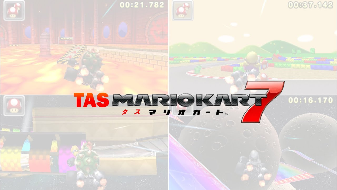 マリオカート7 TAS ショートカット・テクニック集 (MK7 TAS shortcuts and technics)