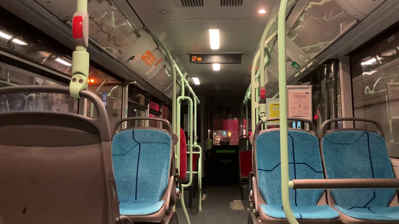 Ligne 255 — MAN NL 253 RATP BUS | 9654 KICKDOWN !!!