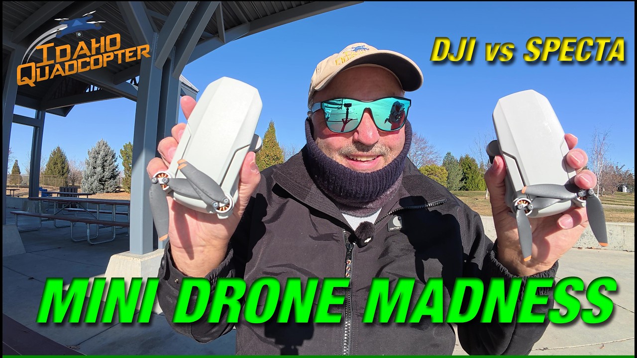 DJI Mini 4K и Specta Mini — сравнение перестрелок с дронов!