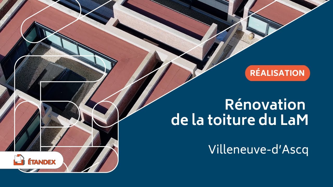 Rénovation de la toiture de LaM à Villeneuve d'Asq