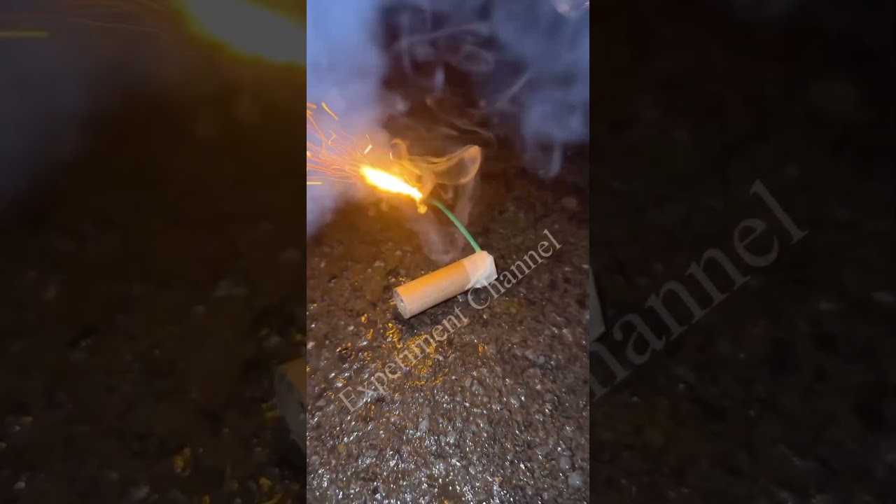 Firework trick (experiment) #fireworks #tricks #shorts