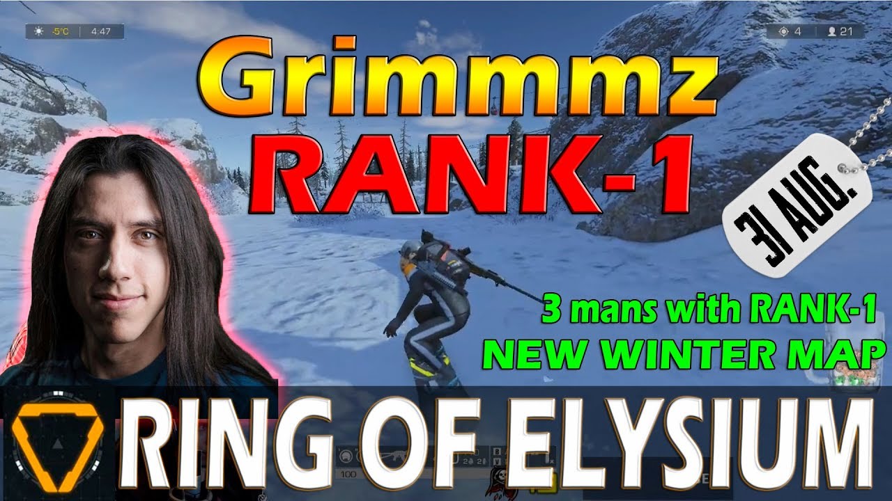 Grimmmz | Rank-1 | ROE (Ring of Elysium) | New beta circle | New winter map