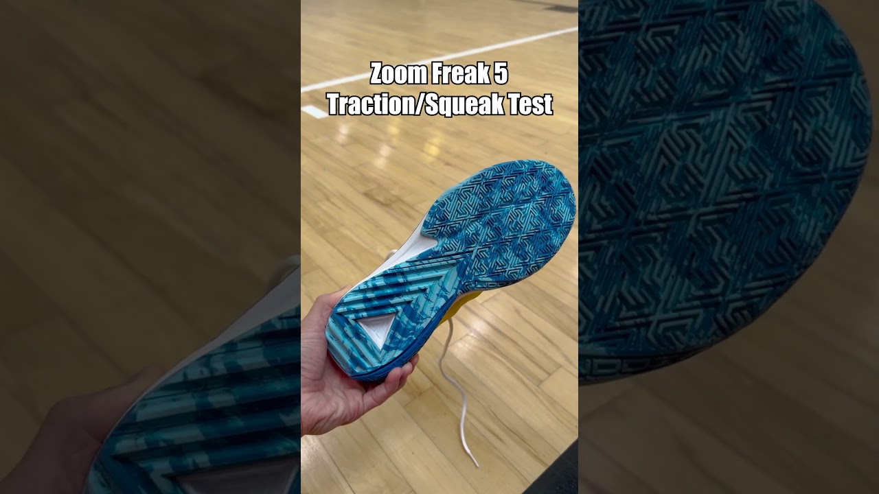 Nike Zoom Freak 5 Traction / Squeak Test #nikebasketball #giannis
