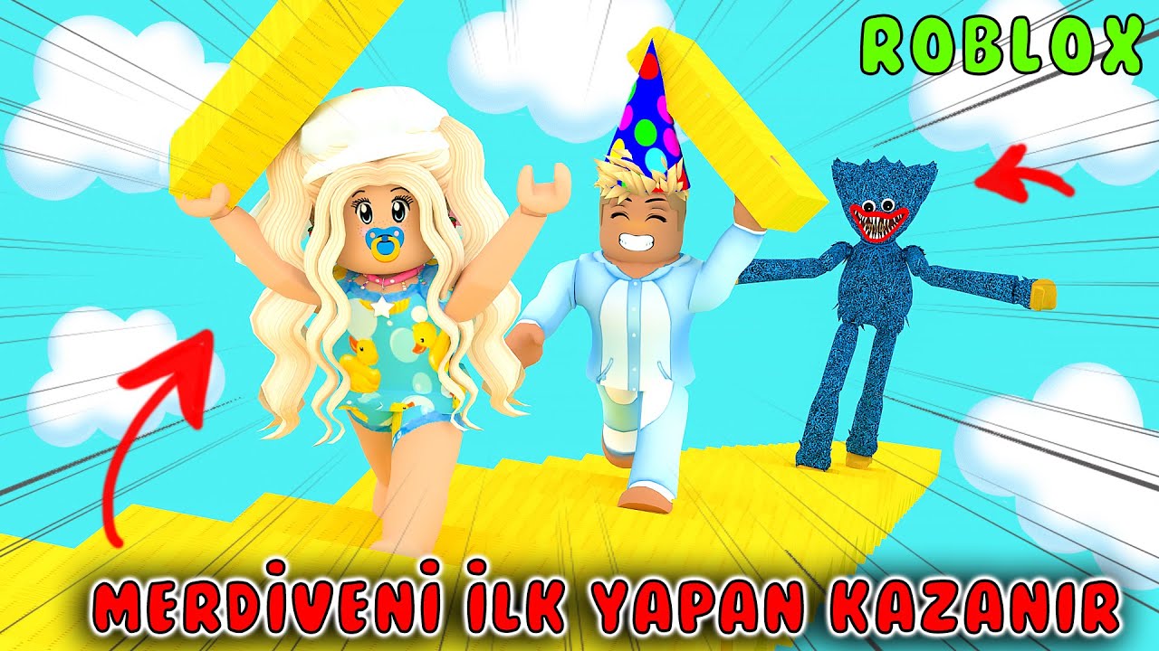 🛑 MERDİVENİ İLK YAPAN ROBUX KAZANIR ! 🤩| EKİP İLE CEZALI KAPIŞMA 😱| ROBLOX ❗