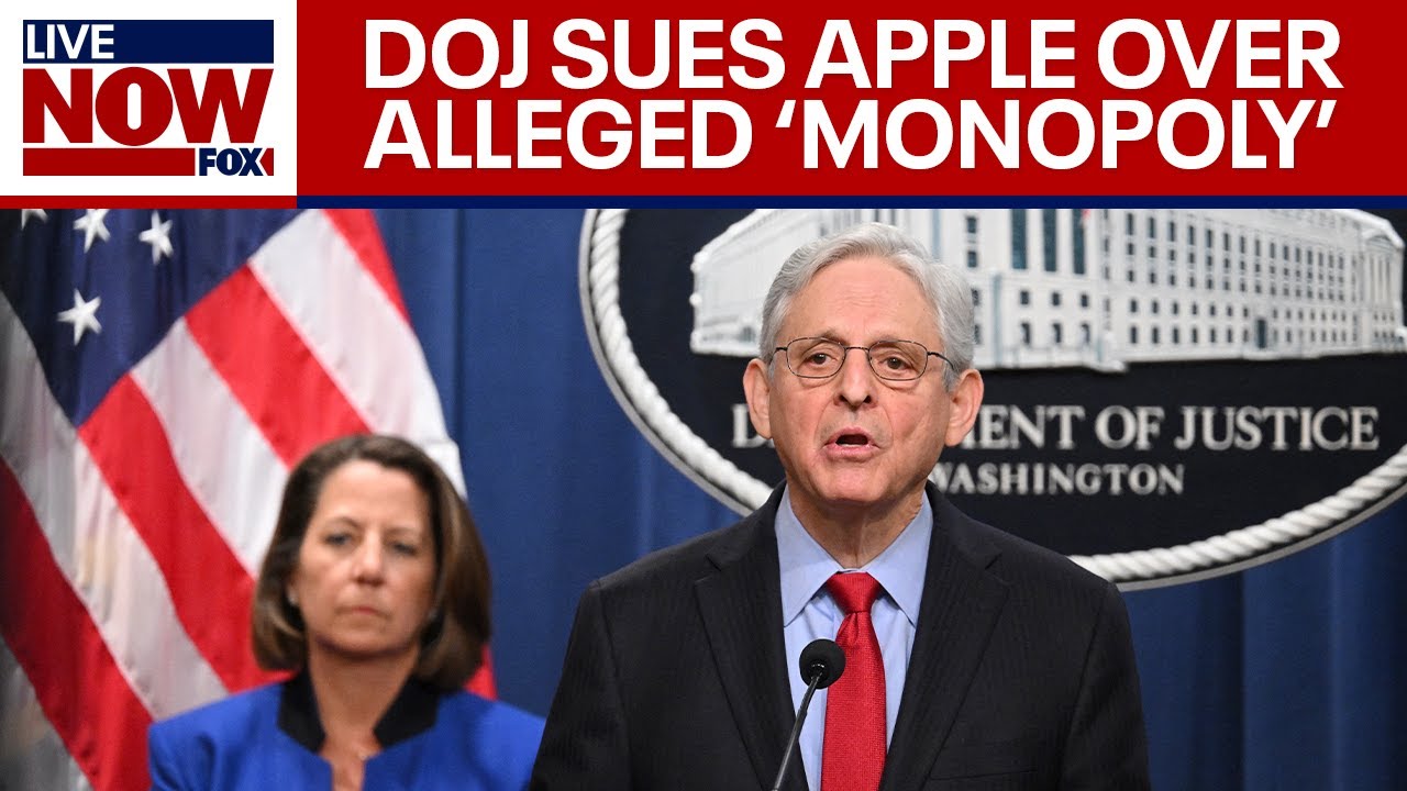 BREAKING: US sues Apple, DOJ antitrust lawsuit filed over alleged monopoly | LiveNOW from FOX