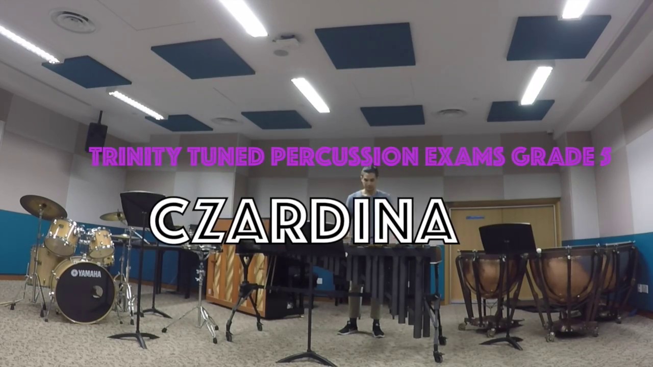 Trinity Guildhall - Grade 5 Tuned Percussion : Czardina (Practice Session)