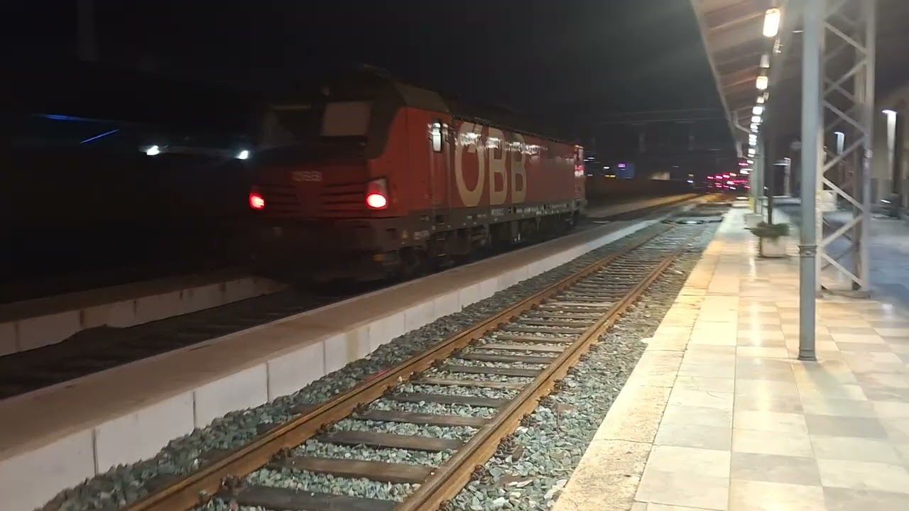 ÖBB RAIL 139 - VECTRON 1293 192 ÖBB  strojno kroz Zagreb Zapadni.HR 