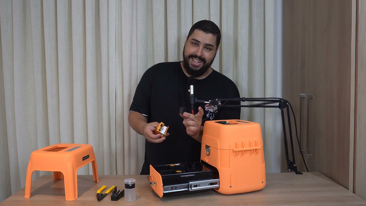 Máquina de Fusão DNET com Power Meter e Fonte de Luz