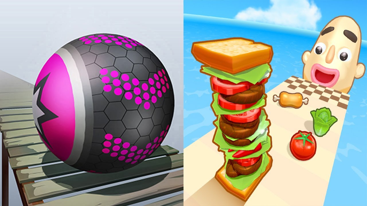 Rollance Adventure Balls VS Sandwich Runner - All Levels SpeedRun Gameplay Ep 4