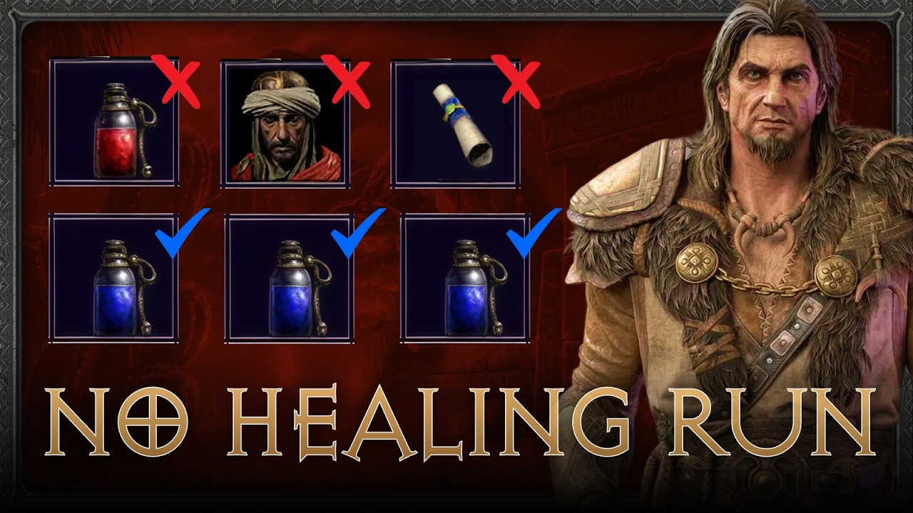 Can I Beat Diablo 2 Without Ever HEALING?!