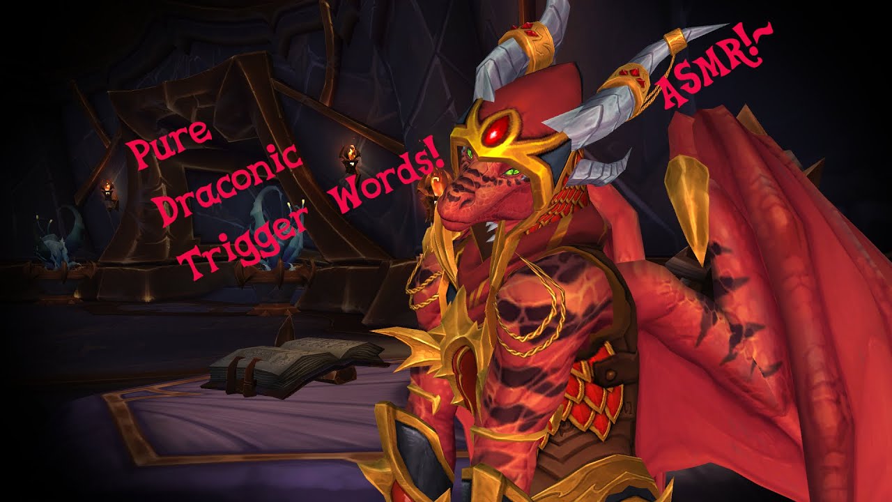 [Furry ASMR] Pure Draconic Trigger Words!~ (Sleep Aid, mouth sounds, lots of trigger words!)