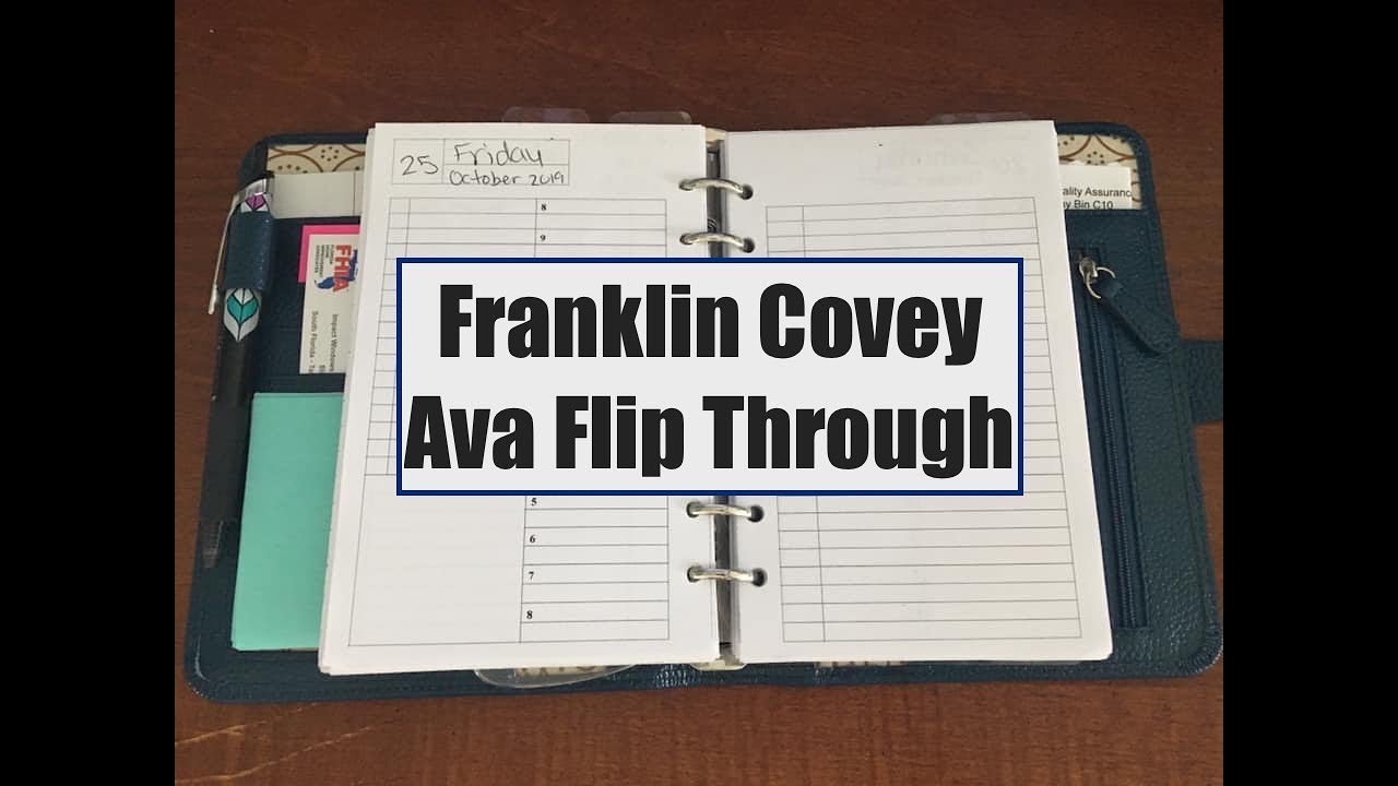 I'm back In A Franklin Covey!! | Compact Ava Binder | Flip Through
