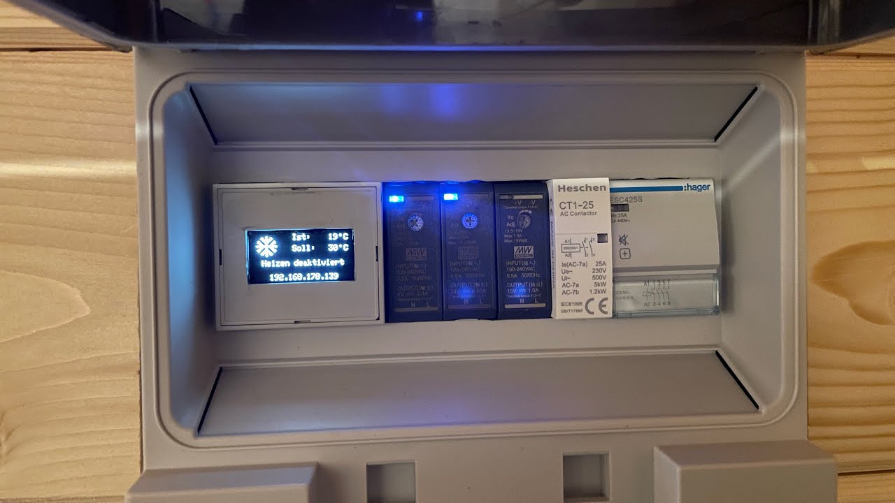 Sauna selber bauen Teil 4 - zentrale Steuerung