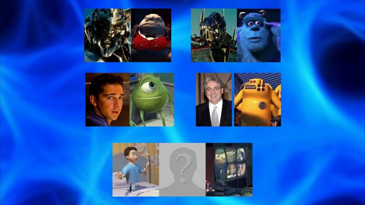 "Monsters Inc." Waternoose Confronts Sulley Scene Performed in Various Voices