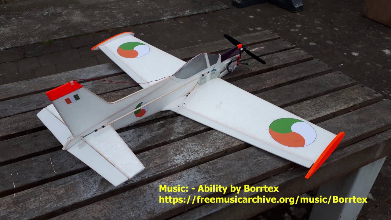 Small electric model air plane for small flying area