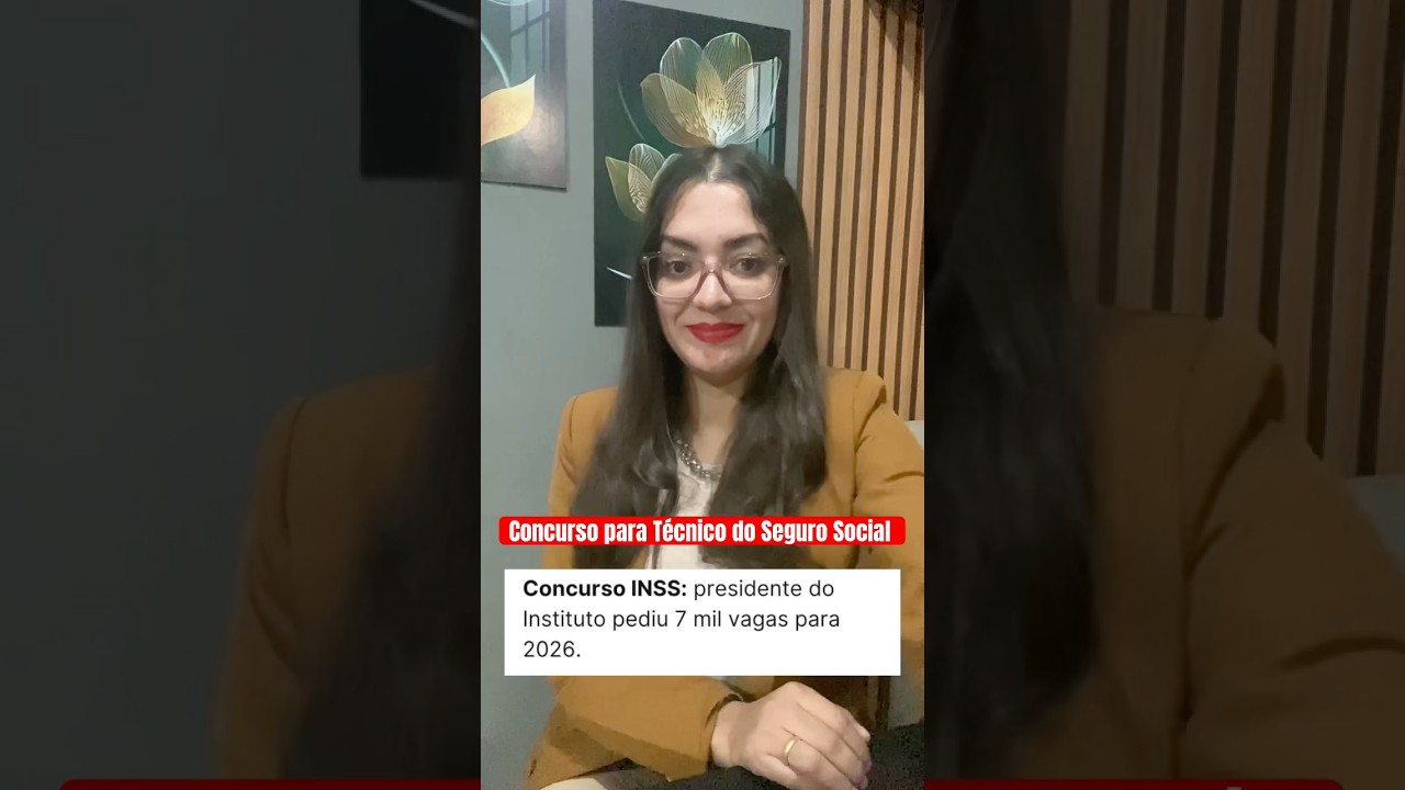 7 mil vagas 😅concurso do INSS em 2026? #concursoinss