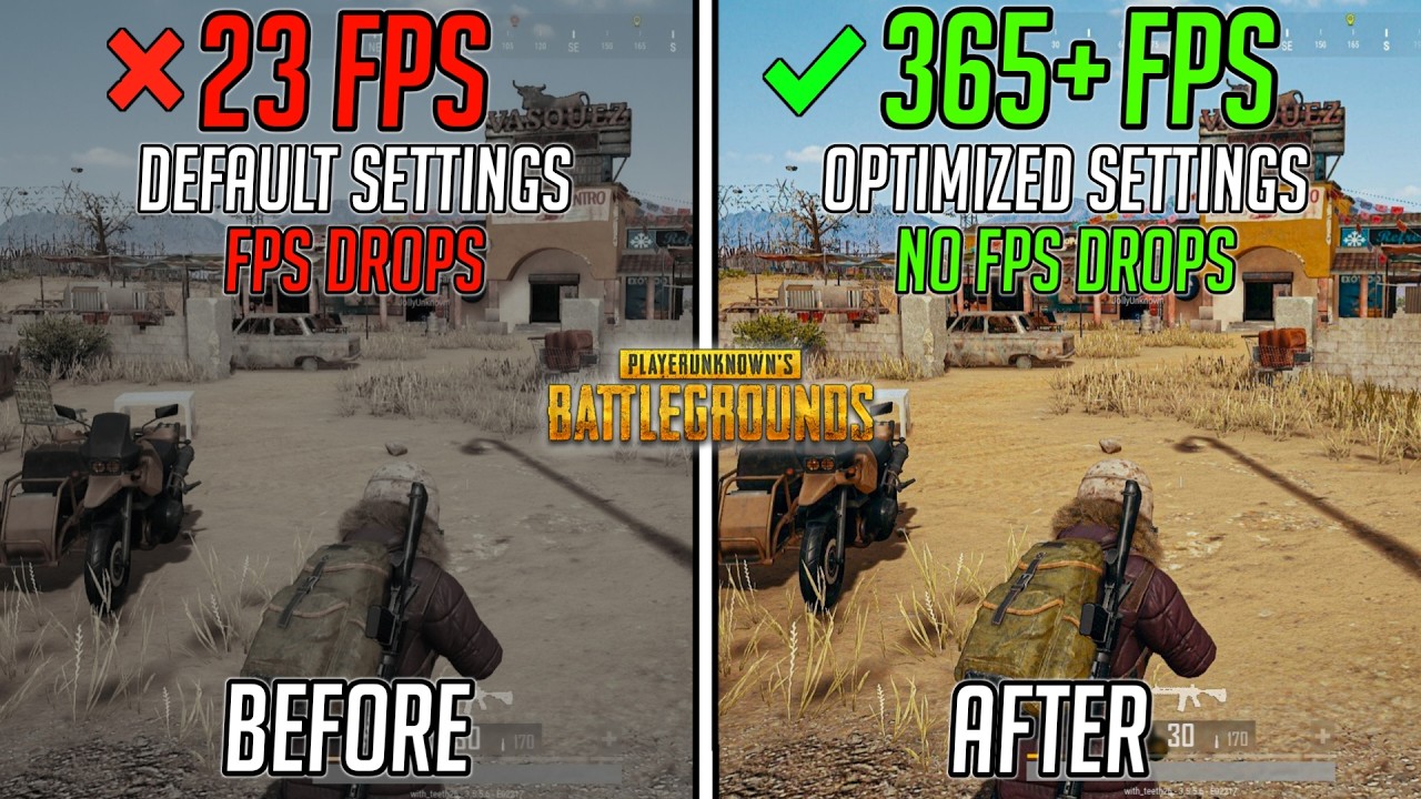 PUBG: Battlegrounds - 🔧Best PC Settings to BOOST FPS, Fix Lags & Stutter on ANY PC✅📈