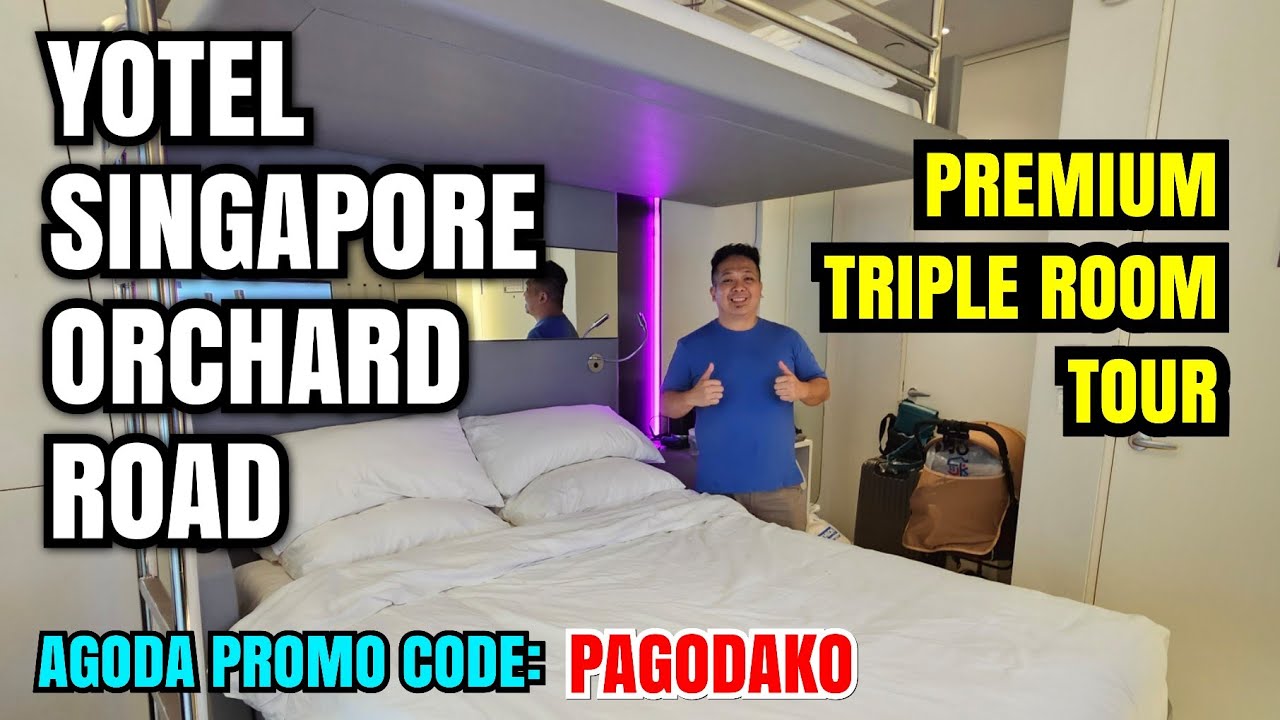 Why YOTEL SINGAPORE ORCHARD ROAD is a CUTE HOTEL STAYCATION (Premium Triple Room)