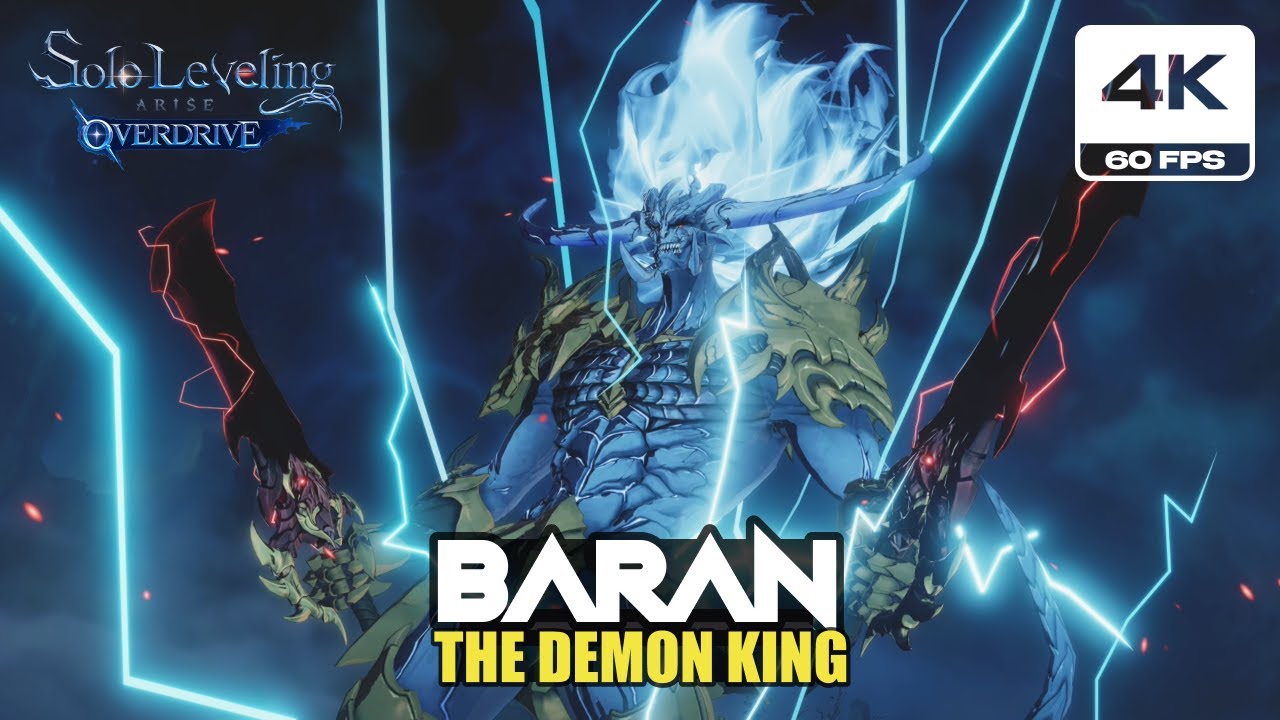 Solo Leveling Arise Overdrive - Baran The Demon King Final Boss Fight (4K 60FPS PC)