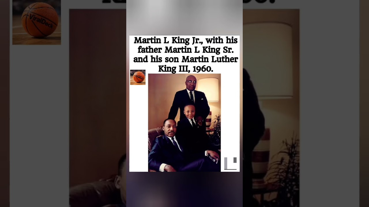 👨&zwj;👦✊🏾 MLK Jr., His Father & Son &ndash; 1960 #shorts