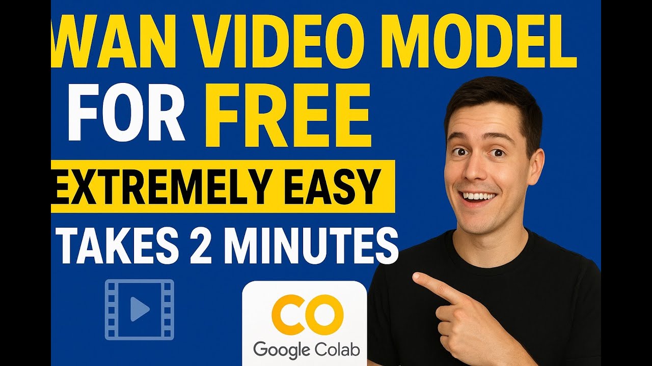 UNLIMITED FREE AI Video Generator | Wan and Google Colab Text to Video & Image to Video