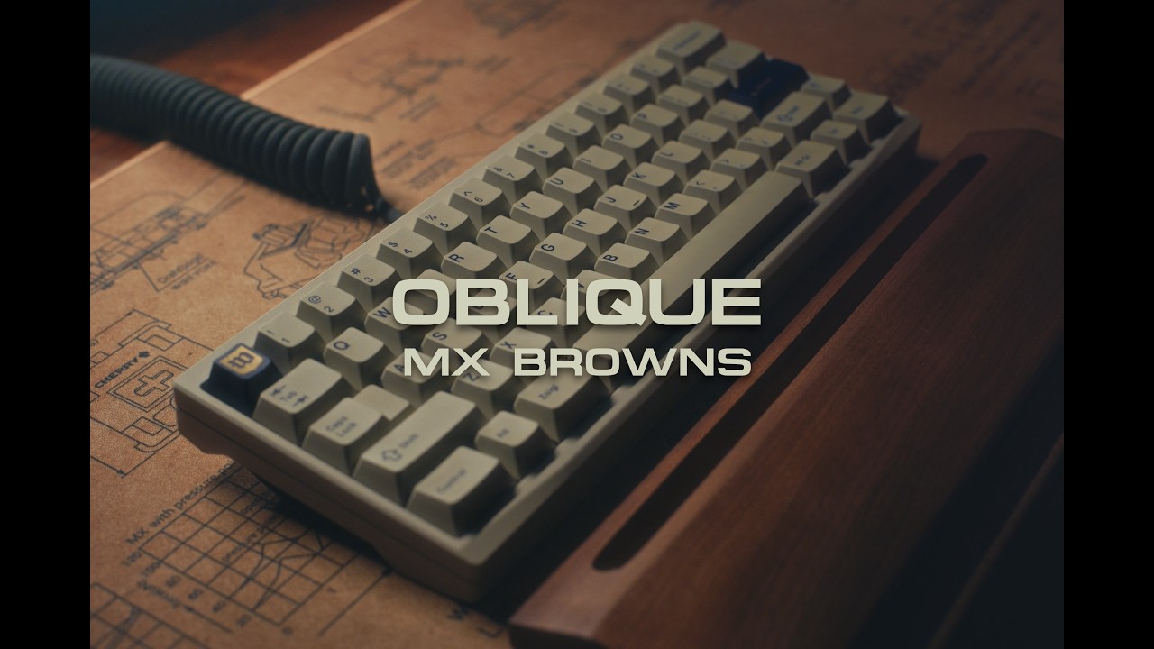 Oblique by Bowl | MX2A Browns | Keyboard Sound Test