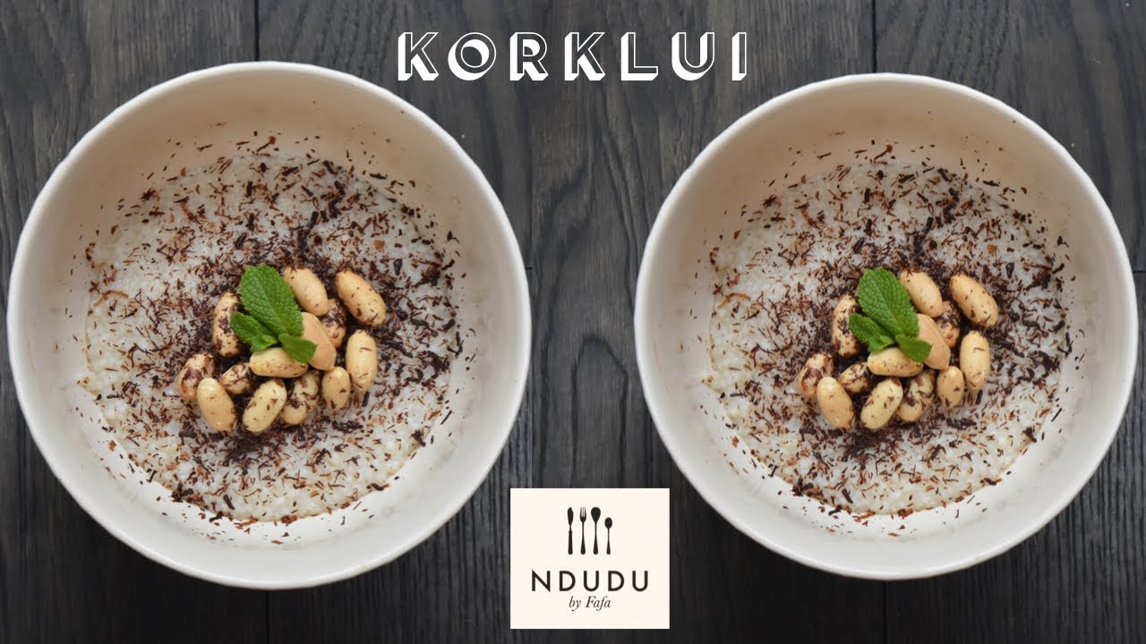 THE PERFECT KORKLUI (Corn porridge from the Ewe tribe of Ghana).