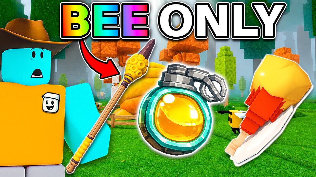 99 Nights But I Can ONLY Use BEE BIOME Weapons..