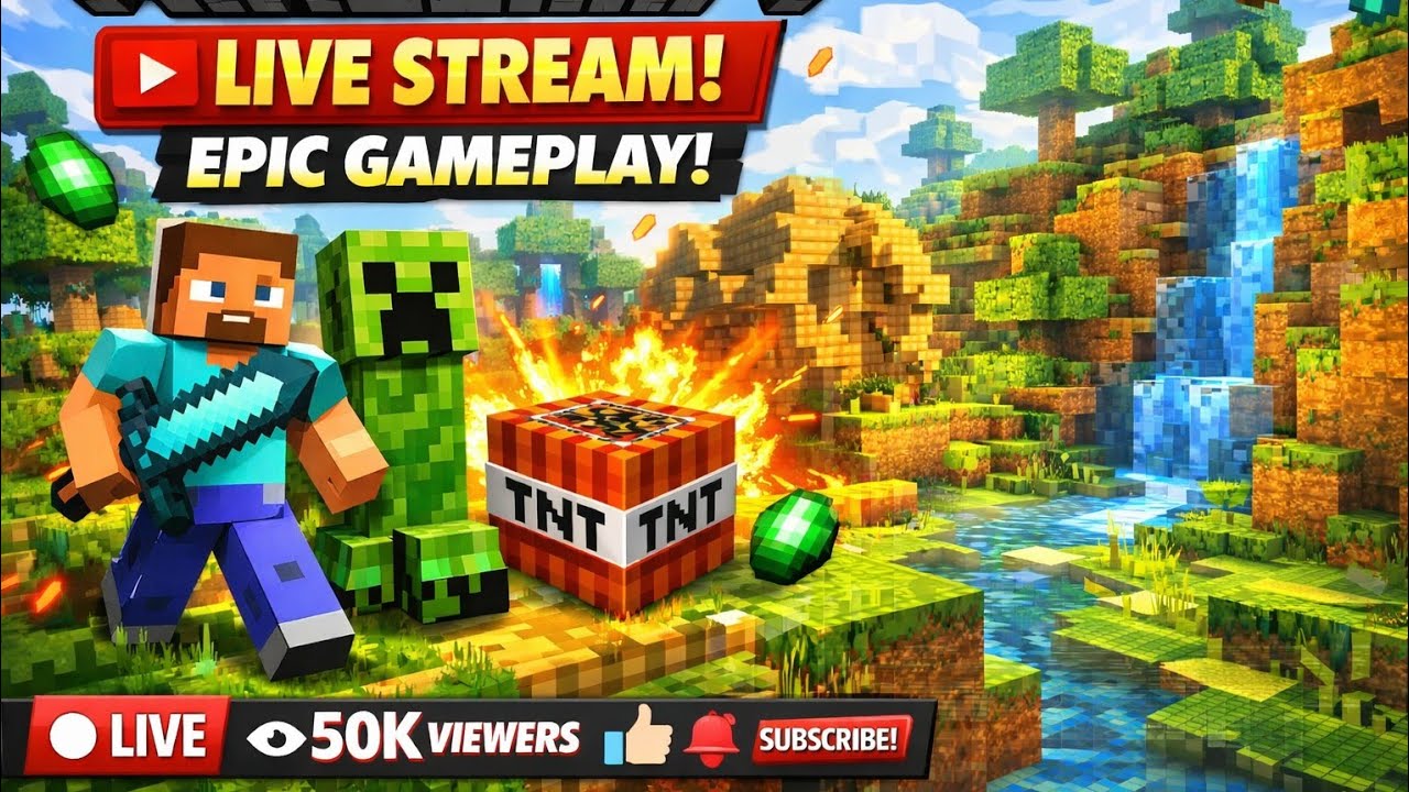 Minecraft Survival Series LIVE 🔴 | Creeper Attack! 😱 | Road to 1K Subscribers | Hindi Gameplay #5