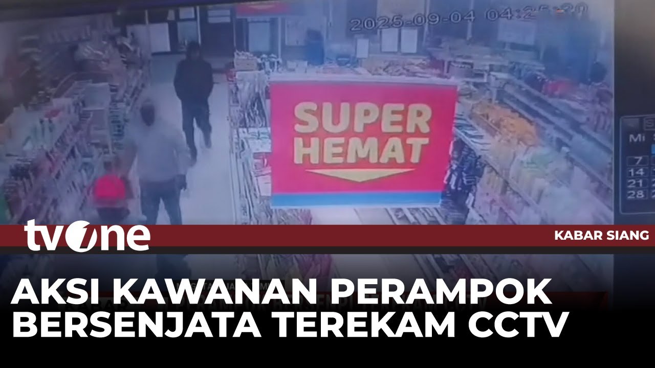 Aksi Kawanan Perampok Bersenpi Terekam CCTV, Uang Rp 15 Juta Berhasil Digasak | Kabar Siang tvOne