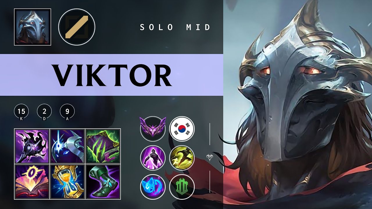 Viktor Mid vs Qiyana - KR Master Patch 25.24
